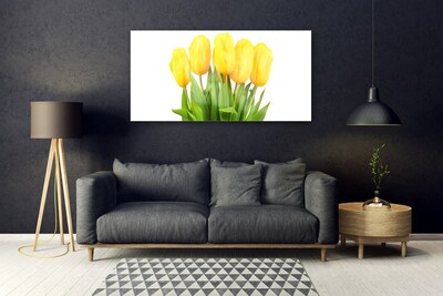 Glas foto Tulpen bloemen plant