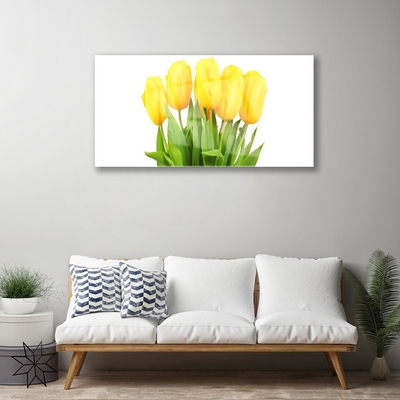 Glas foto Tulpen bloemen plant