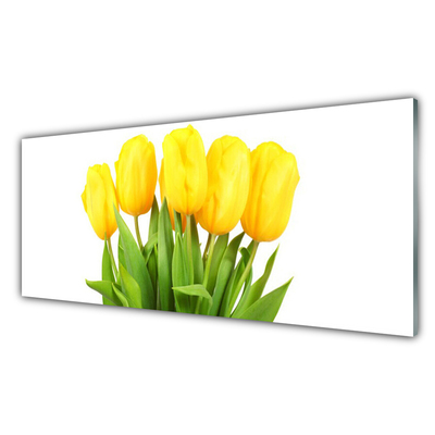 Glas foto Tulpen bloemen plant