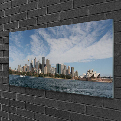 Glas foto Sea stad herbergt sydney