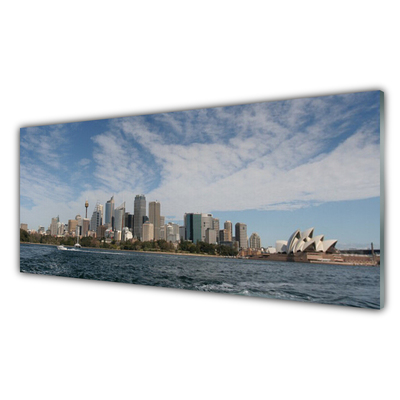 Glas foto Sea stad herbergt sydney