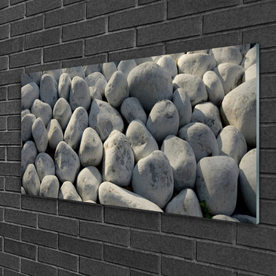Glas foto Stenen art