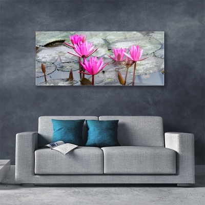 Glas foto Bloemen plant nature