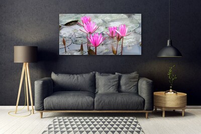 Glas foto Bloemen plant nature