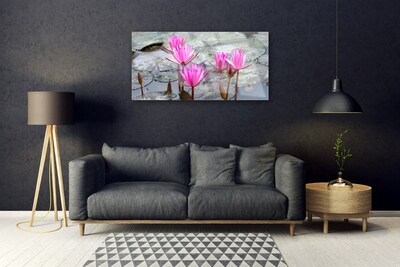 Glas foto Bloemen plant nature