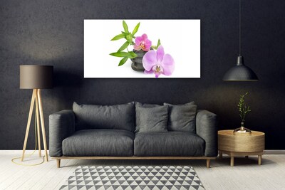 Glas foto Flower orchideeinstallatie