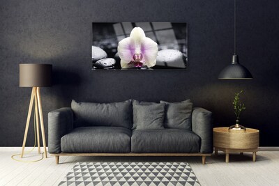 Glas foto Flower orchideeinstallatie