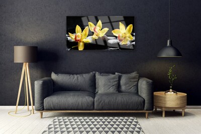 Glas foto Flower orchideeinstallatie