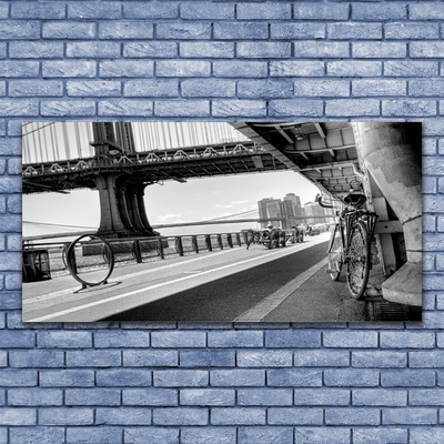 Glas foto Architectuur fietsbrug