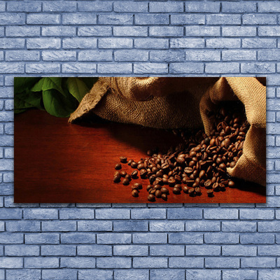 Glas foto Kitchen coffee beans