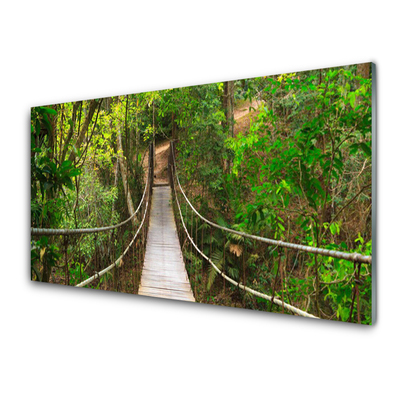 Foto schilderij op glas De meeste jungle regenwoud