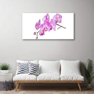 Foto schilderij op glas Orchidee orchidee bloemen