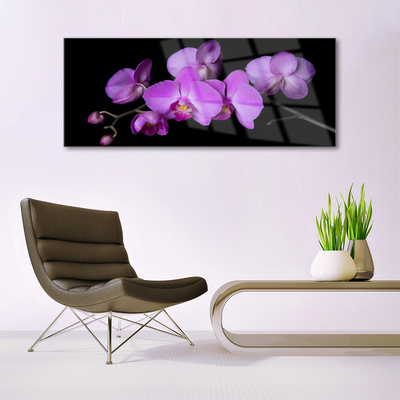 Foto schilderij op glas Orchidee orchidee bloemen