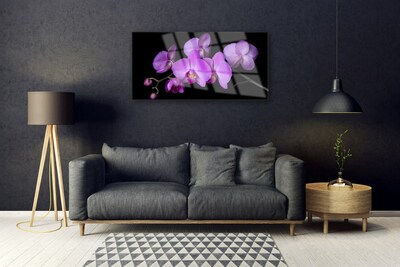 Foto schilderij op glas Orchidee orchidee bloemen