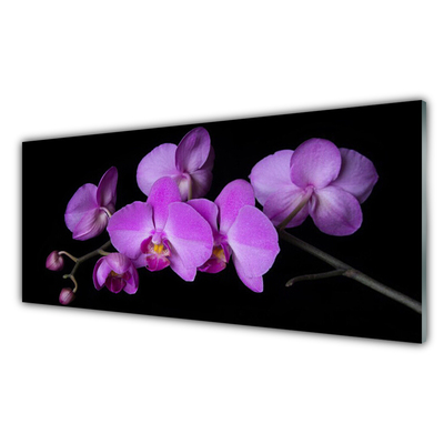 Foto schilderij op glas Orchidee orchidee bloemen