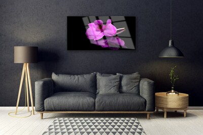 Foto schilderij op glas Bloemen stilleven