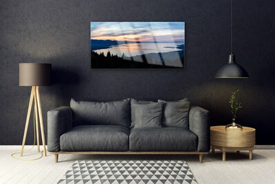 Foto schilderij op glas Ocean beach landscape