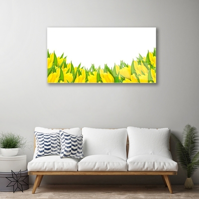 Foto schilderij op glas Tulpen bloemen nature