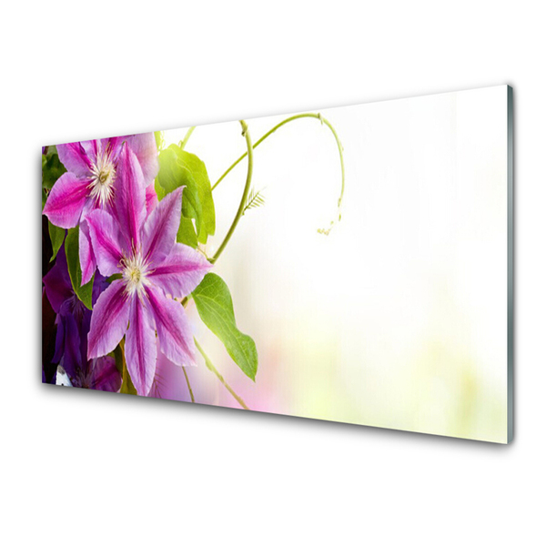 Foto schilderij op glas Bloemen nature nature