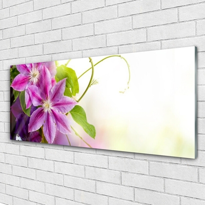 Foto schilderij op glas Bloemen nature nature