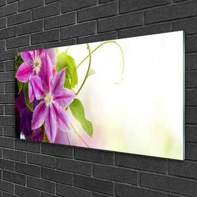 Foto schilderij op glas Bloemen nature nature