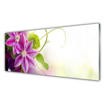 Foto schilderij op glas Bloemen nature nature