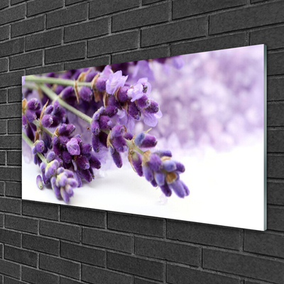 Foto schilderij op glas Bloemen natuur planten