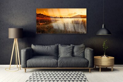 Foto schilderij op glas West lake landscape