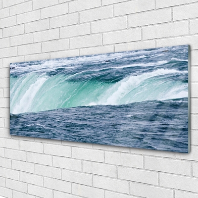 Foto schilderij op glas Waterval natuur water