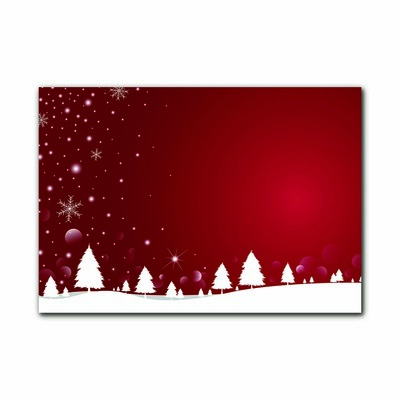 Foto schilderij op glas Kerstboom Kerst Sneeuwvlokken