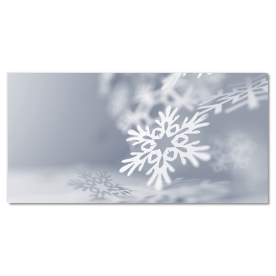 Foto schilderij op glas Snowflake Christmas Decoration