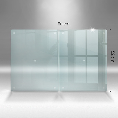 Afdekking voor de wand van een gasfornuis transparant