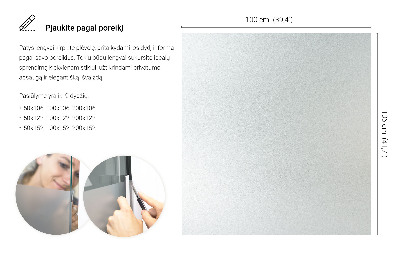 Plakfolie voor raam lichtdoorlatend