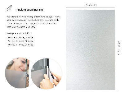 Plakfolie voor raam lichtdoorlatend