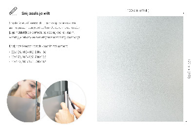 Plakfolie voor raam lichtdoorlatend