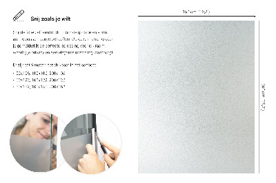 Plakfolie voor raam lichtdoorlatend
