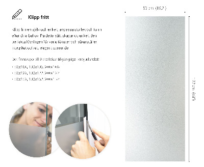 Plakfolie voor raam lichtdoorlatend