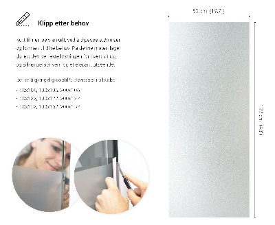 Plakfolie voor raam lichtdoorlatend