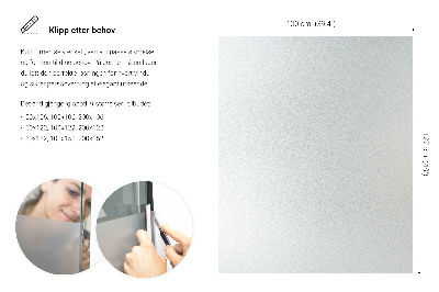 Plakfolie voor raam lichtdoorlatend