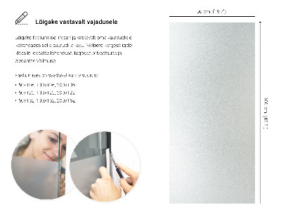 Plakfolie voor raam lichtdoorlatend