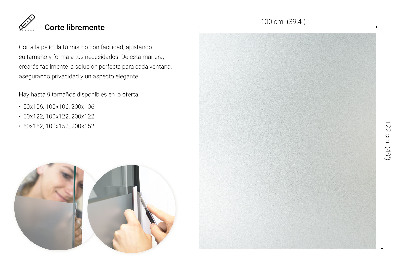 Plakfolie voor raam lichtdoorlatend