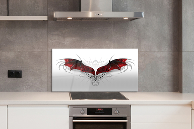 Moderne keuken achterwand Dragon wings