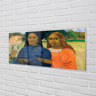 Glazen keuken achterwand Kunst portret van vrouwen