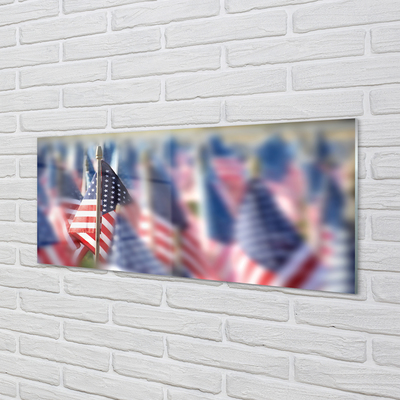 Keuken achterwand glas met print Vlag van verenigde staten