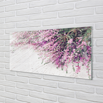 Keuken achterwand glas met print Bloemenborden