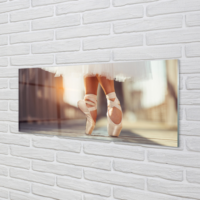 Moderne keuken achterwand Witte ballet vrouw benen