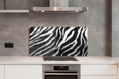 Keuken achterwand glas Zebra vacht