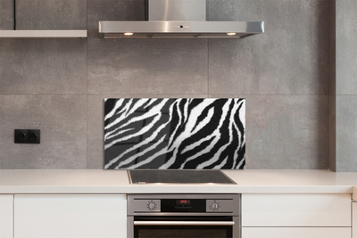 Keuken achterwand glas Zebra vacht