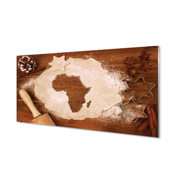 Moderne keuken achterwand Cuisine deeg roller afrika