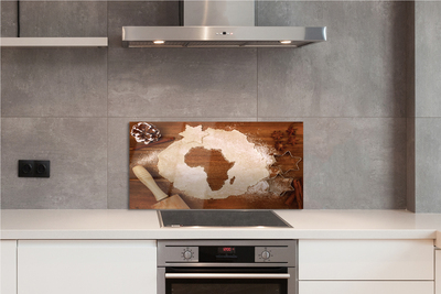 Moderne keuken achterwand Cuisine deeg roller afrika
